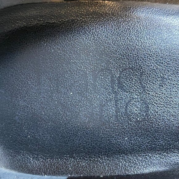 FRANCO SARTO Nolan Pump Loafers 7.5M Black Leather #329D - Picture 8 of 9